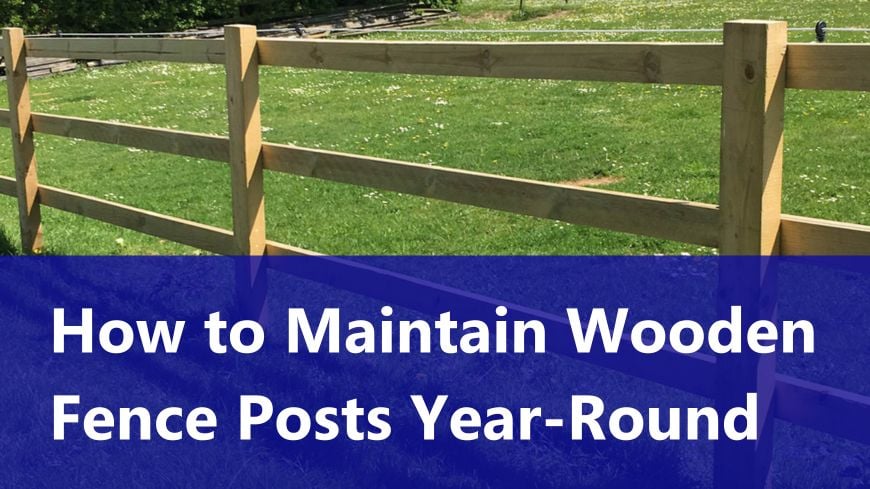 How to Maintain Wooden Fence Posts Year-Round