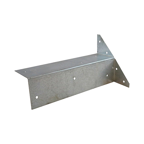 POST FENCE 300mm 50 x ARRIS GALVANISED RAIL BRACKETS SUPPORT FENCING 