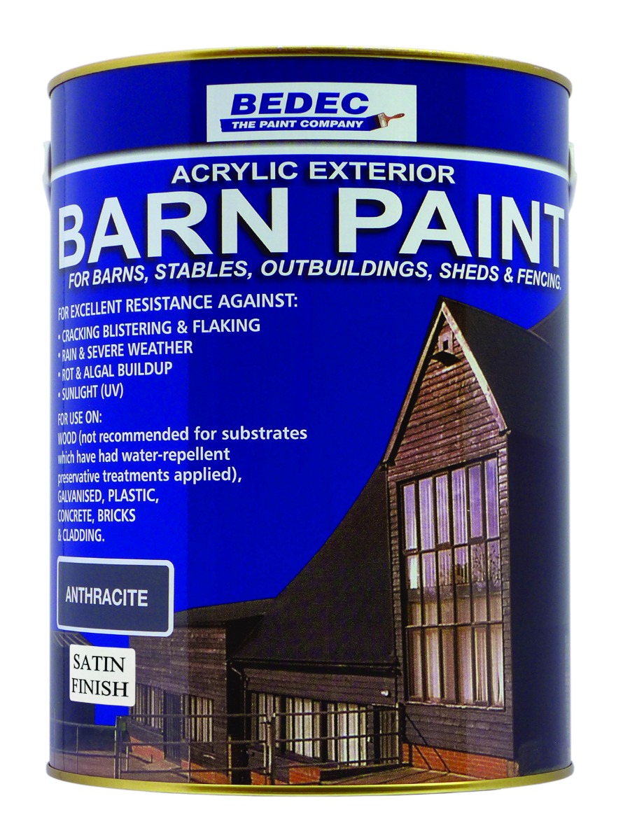 Barn Paint Satin Anthracite 5LT