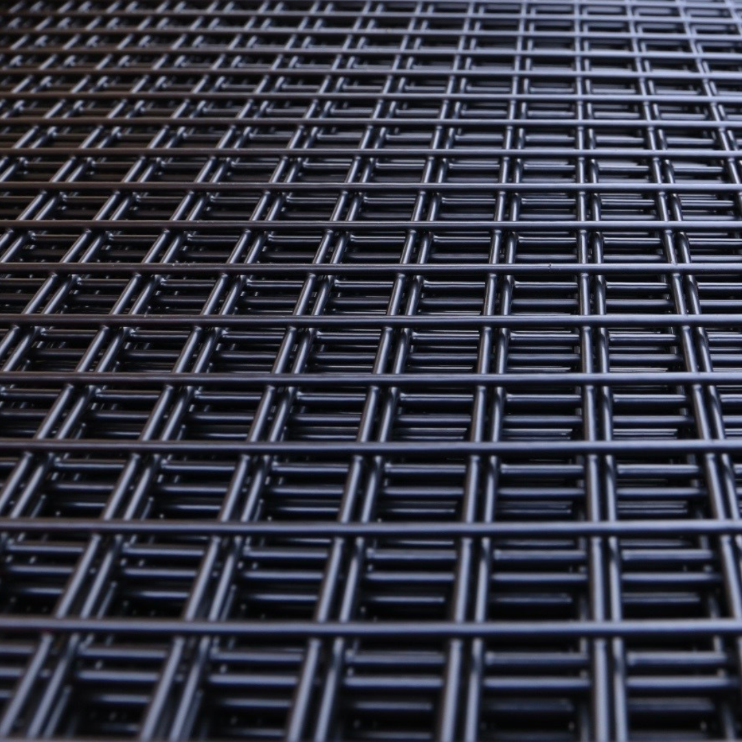 Black PVC Coated Wire Mesh Panels