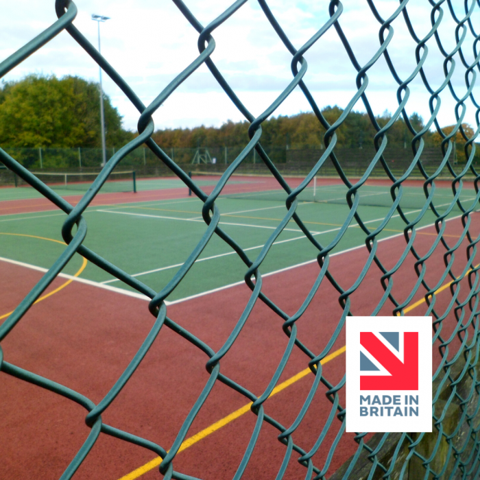Coated chain online link fence