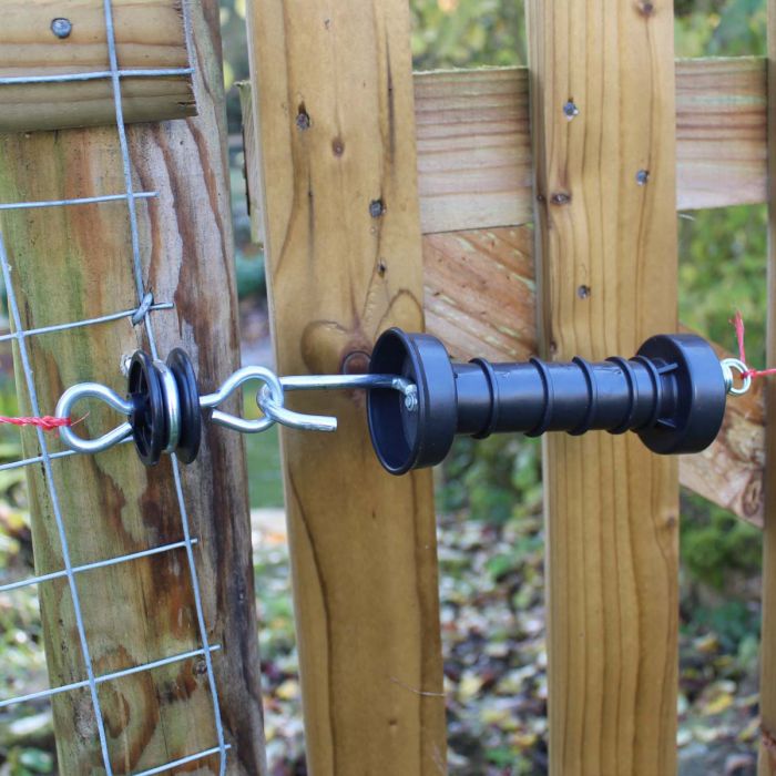 10pcs Insulated Spring Gate Handles With 10 Pcs Insulators For Electric Fence US 