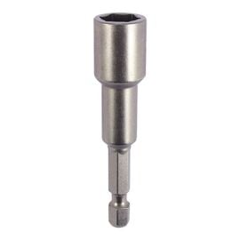 Timco | Magnetic Hex Socket Driver Bit | 8mm Socket | Hexagonal | S2 Grade Hardened Steel for Longer Life