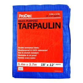 Blue Multi-Purpose Tarpaulin | 18ft x 12ft | Prodec