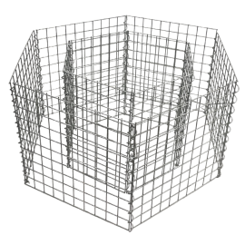 Hexagonal Gabion Planter | 1000mm x 900mm x 500mm