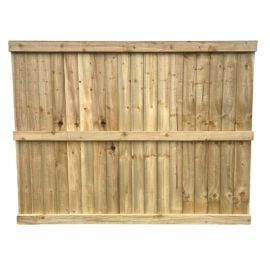 Green treated 4ft fence panel 