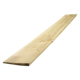 Feather edge board in green