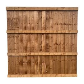 brown treated 5 foot 6 inch panels 