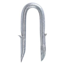 Barbed Staples | 40mm x 4.0mm | 1kg Bag | Galvanised | Timco
