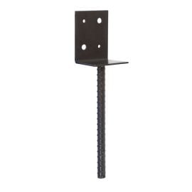 Powapost | Concrete-In Sleeper Post / Base Anchor Bracket | 75 x 75 x 220mm