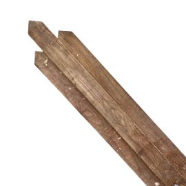 Pointed Picket Pales - Brown Treated