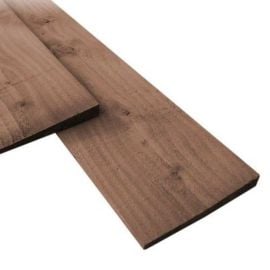 Feather edge board in brown