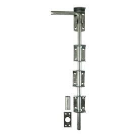 Timco | Garage Drop Down Bolt | 450mm | Galvanised |  Fixings Included | Exteneded bolt length