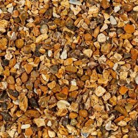 Golden Flint Gravel | 20mm | 850kg Bulk Bag | Washed and Lime-Free| Angular Shape