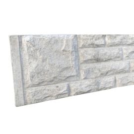 Suregreen | Rock Faced Gravel Board | 1.83m x 305mm x 50mm | Dry-Cast Concrete 