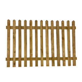 Picket Fence Panels | Pointed Top | 3ft or 4ft x 6ft | Green Treated