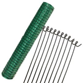 Green Barrier Fencing Mesh | Medium | 1m x 50m with 10 Pins