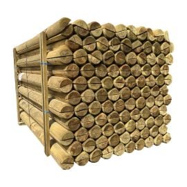 Pallet of Half Rounded Rails | x210 Pieces | 1.8m x 100mm