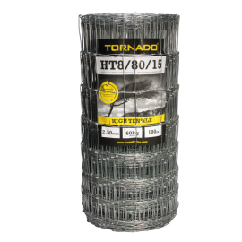 Tornado | HT8/80/15 | Livestock Fence | 100m  | High Tensile | Heavily Galvanised Steel Wire