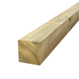 Suregreen | Square Fence Post | 2.4m x 75mm x 75mm | UC4 Green Pressure Treated