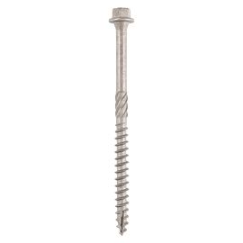 Timco | Stainless Steel Timber Railway Screws | 6.7mm x 125mm | 25 Pack | 8mm Hex Driver Head for Quick Installation