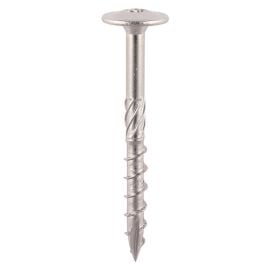 Timco | Stainless Steel Timber Sleeper Screws | 8.0mm x 125mm | 20 Pack | Wafer Head