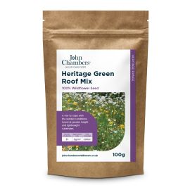 John Chambers | Wildflower Seeds | Green Roof | 100g | For Shallow Depths