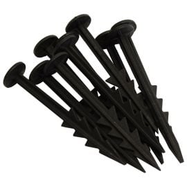 Suregreen | Plastic Ground Fixing Pegs | 140mm | Pack of 100 | UV Stabilised Plastic