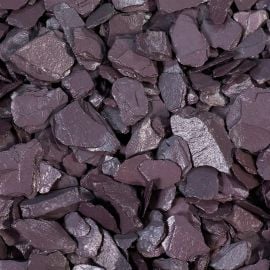 plum slate chippings, 40mm, 800kg, decorative aggregates