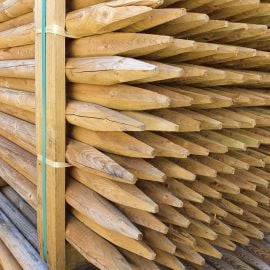 Round Posts/Stakes | 2.4m x 60mm | 200 Pack