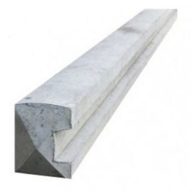 Suregreen | 9ft Concrete End Fence Post | 2.7m | Slotted | Low maintenance | Dry cast 