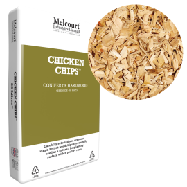 Softwood chippings for chicken and poultry bedding - softwood play chips