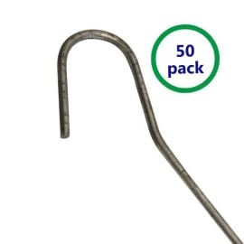 50 Pack J shaped Fence pins 