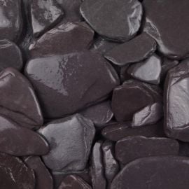 Welsh Slate Paddlestones | Plum | 50-100mm | 850kg Bulk Bag | Fish-Friendly Product | Tumbled/Flat