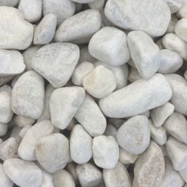 White Cobbles | 40mm - 90mm | 20kg