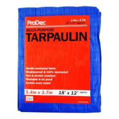 Blue Multi-Purpose Tarpaulin | 18ft x 12ft | Prodec