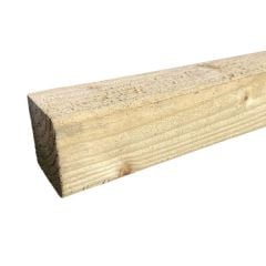 Kiln Dried Regularised Timber | Green Treated | 3.6m Length | 100mm x 100mm Diameter