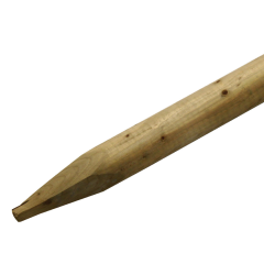 Suregreen | Machine-Round Fence Post | 1.5m x 40mm | Chamfered Top | UC3 Green Treated
