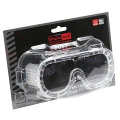 Black Rock | Safety Direct Vent Goggles | Soft PVC frame | Approved to EN166 | Adjustable strap