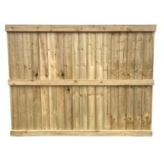 Green treated 4ft fence panel 