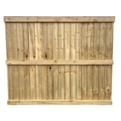 Suregreen | 5 x 6ft Closeboard Fence Panel | Feather Edge Panel | Green Treated