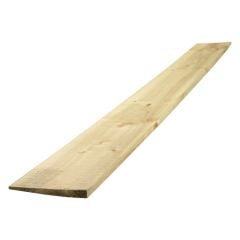 Feather edge board in green