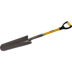 Roughneck | Drainage Shovel | Strong 660mm fibreglass handle | Soft grip handle is double injected TPR