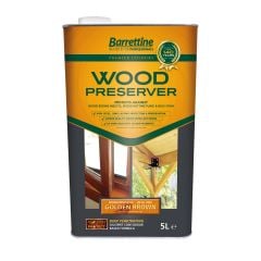 Wood Preserver Treatment | Golden Brown | 5L | Barrettine