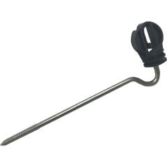Offset long-arm polyrope insulators for use with timber electric fencing systems - product image