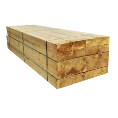 Pallet of Green Treated Railway Sleepers (x20) | 3m x 200mm x 100mm