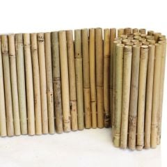 Bamboo lawn edging used to define garden borders and provide an attractive garden feature - product image