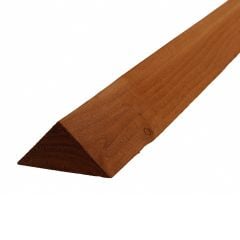 Suregreen | Arris Rail | 2.4m x 75mm x 75mm | Brown Treated | Slanted Edge | Softwood