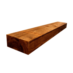 Suregreen | Brown Treated Railway Sleeper | 2.4m x 200mm x 100mm | Softwood 