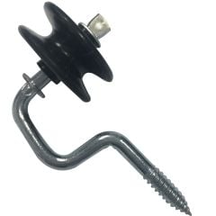 FORTIS Electric Fencing corner post insulator for use with polywire and polyrope - product image